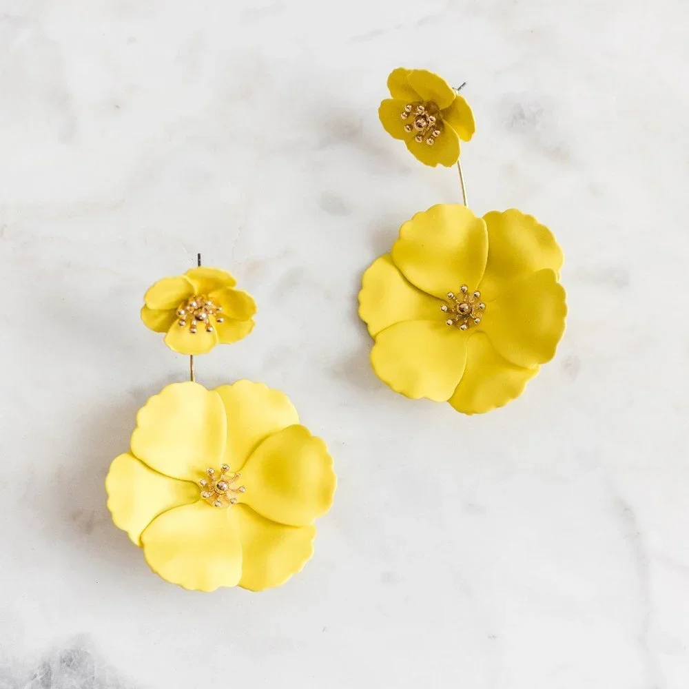 Anthro x Zenzii 'Captiva' Floral Earrings